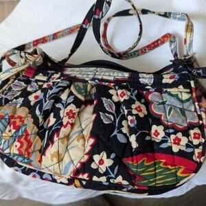 Vera Bradley Small Crossbody Bag- Retired Versailles Pattern